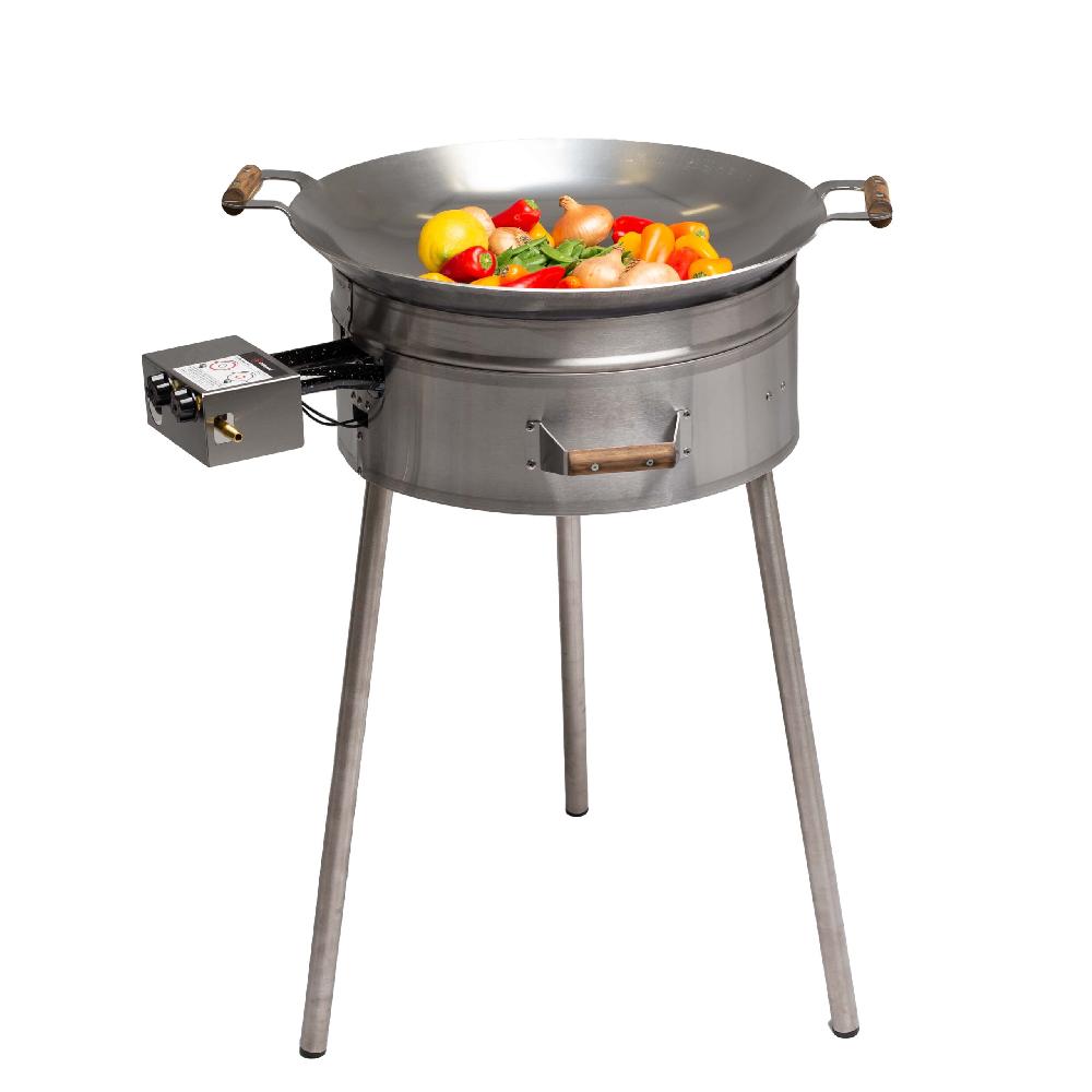 Grillsymbol GrillSymbol Wok Burner Set PRO-545 Inox ø 54 Cm
