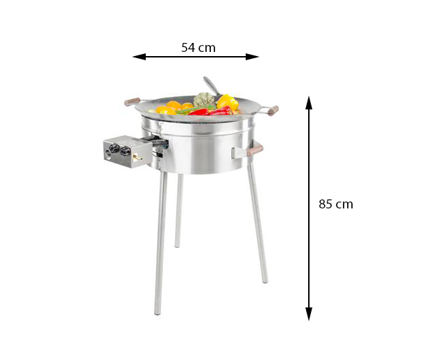 grillsymbol GrillSymbol Wok Burner Set PRO-545 ø 54 cm