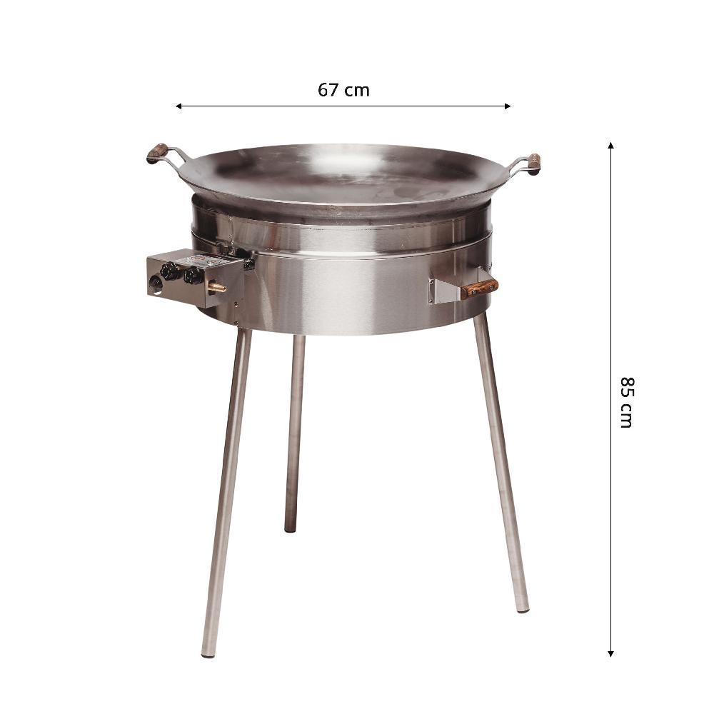 grillsymbol GrillSymbol Wok Burner Set PRO-675 ø 67 cm
