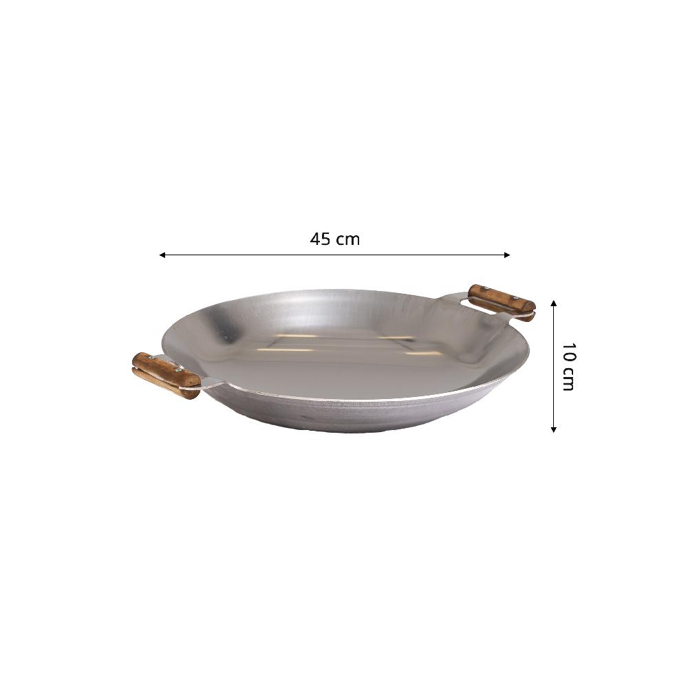 grillsymbol GrillSymbol Wok Pan WP-450 inox ø 45 cm