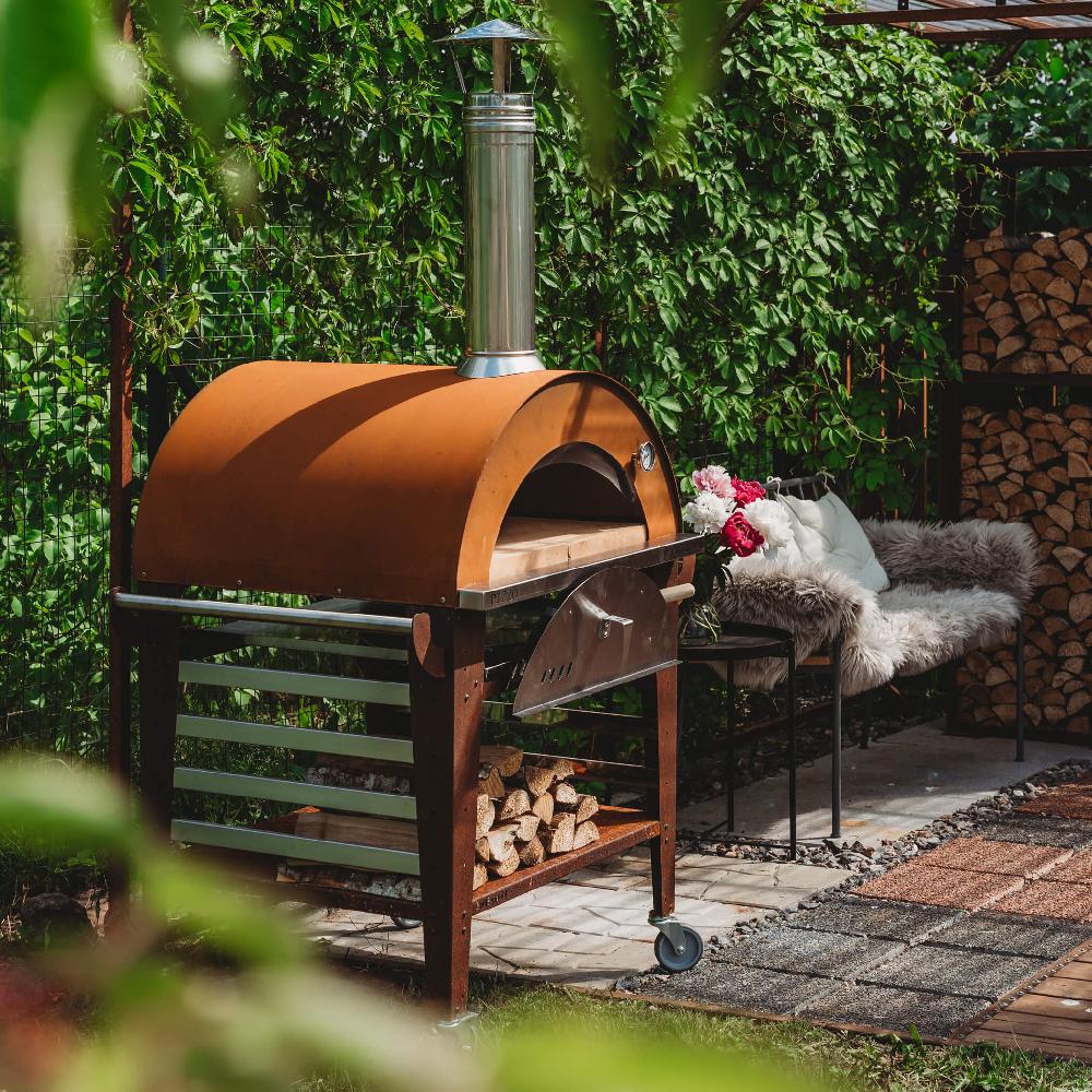 Grillsymbol GrillSymbol Wood Fired Pizza Oven With Stand Pizzo-set