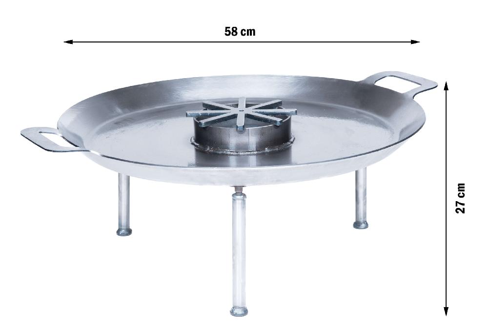 Grillsymbol OUTLET GrillSymbol Campfire Skillet Wild Chef Set ø 58 Cm