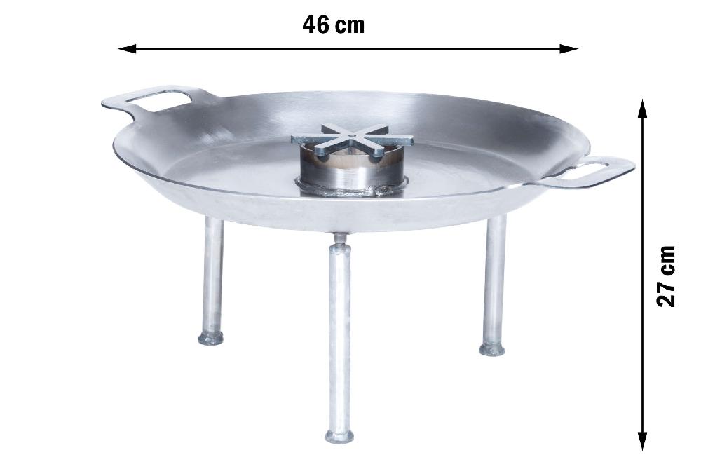 Grillsymbol OUTLET GrillSymbol Campfire Skillet Wild Chef Set ø 46 Cm