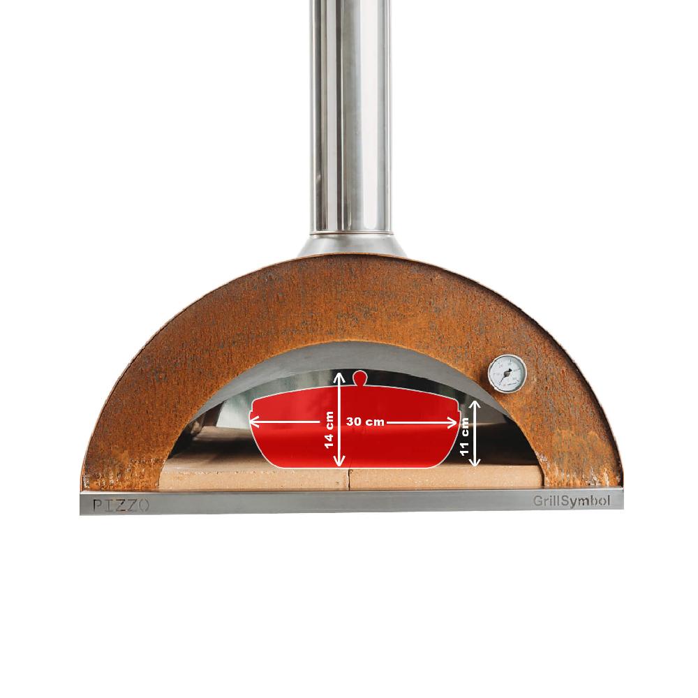 Grillsymbol OUTLET GrillSymbol Wood Fired Pizza Oven With Stand Pizzo-set (sample)