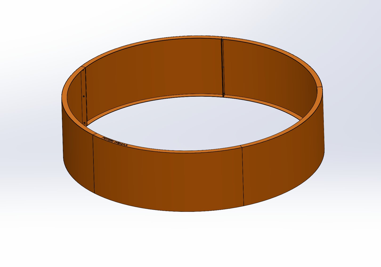 grillsymbol Petteri Wiimaa Retaining wall for Planter/Fire Pit H50 cm ø 200 cm