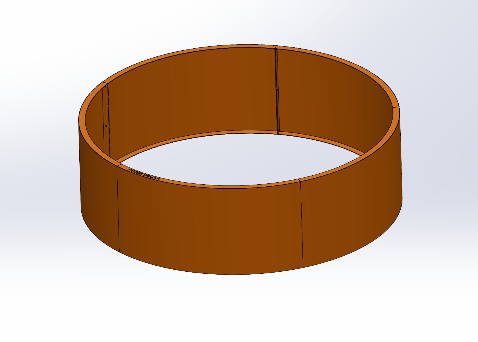 grillsymbol Petteri Wiimaa Retaining wall for Planter/Fire Pit H60 cm ø 200 cm