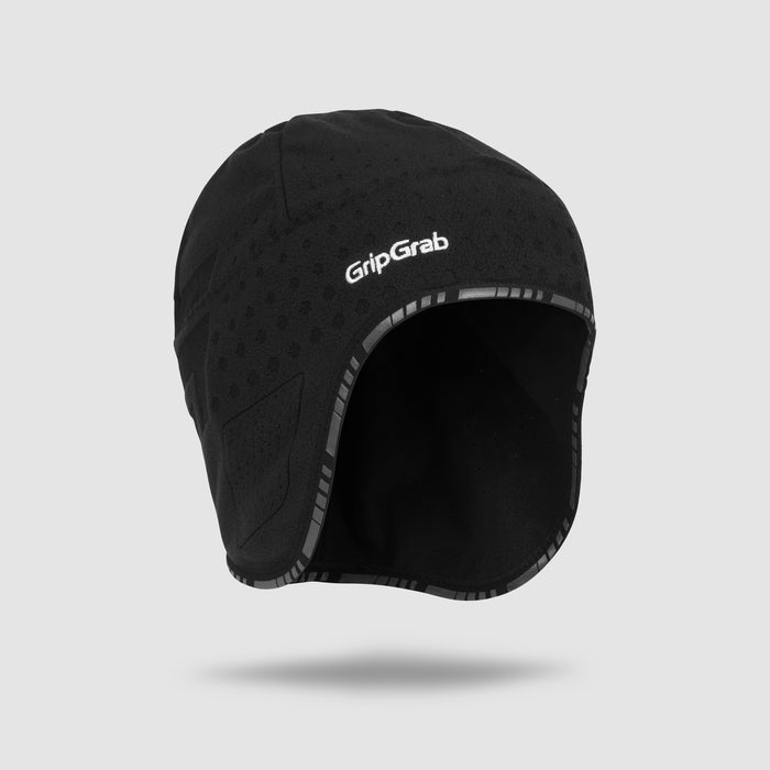 gripgrab Aviator Windproof Deep Winter Skull Cap Black