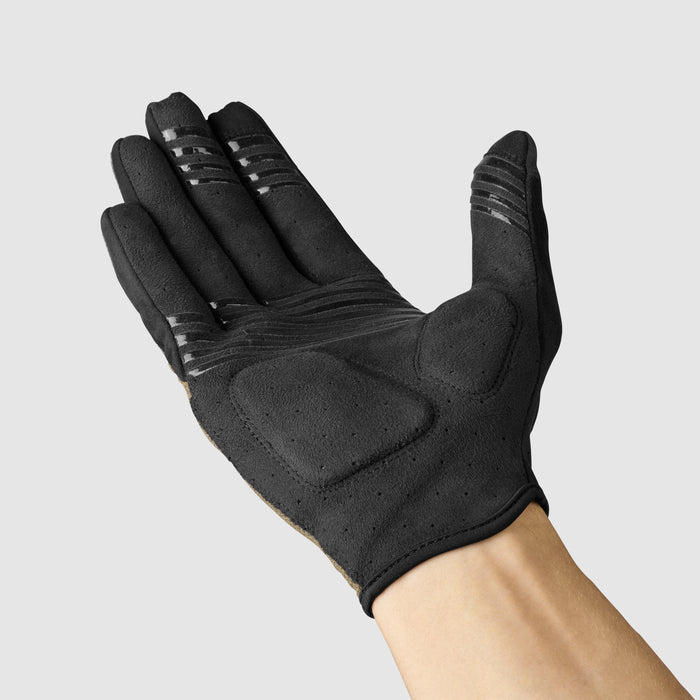 Gripgrab EXPLR Padded Full Finger Summer Gloves Olive Green