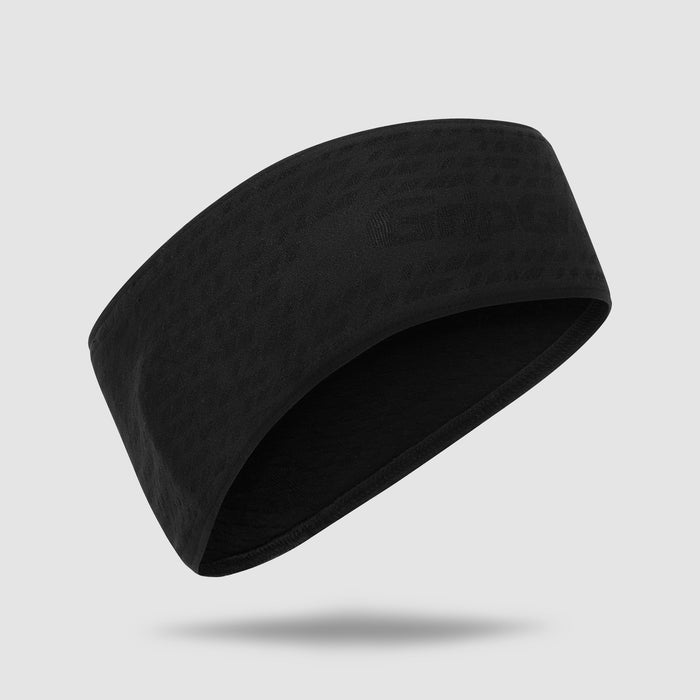 gripgrab Freedom Warp Knitted Seamless Headband Black