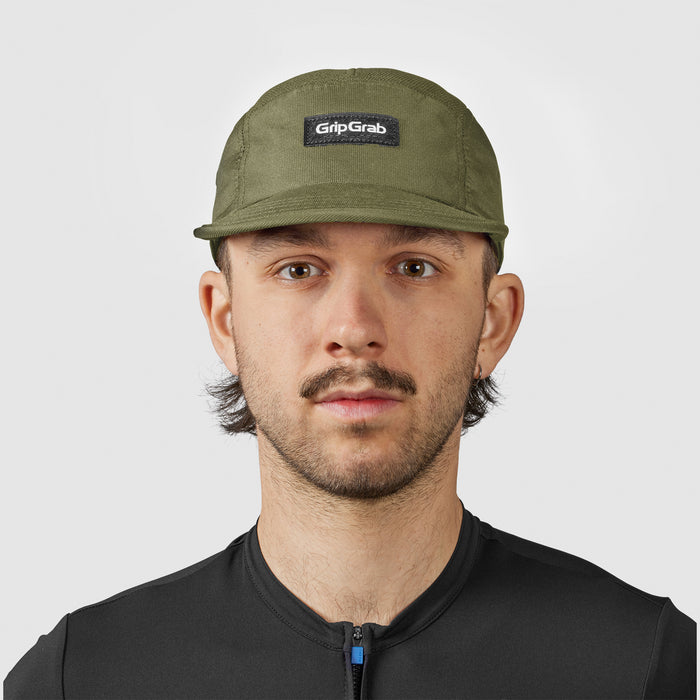 Gripgrab 5 Panel Cap Olive Green