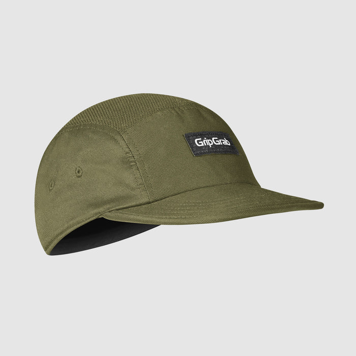 gripgrab 5 Panel Cap Olive Green