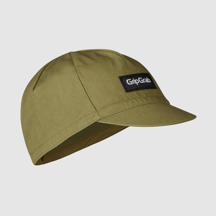 gripgrab Classic Cotton Cycling Cap Olive Green
