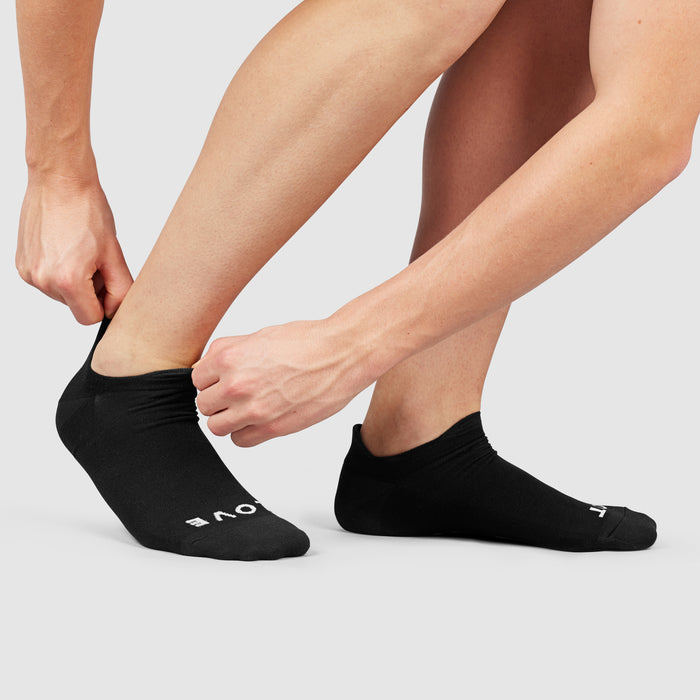 Gripgrab Classic No Show Summer Socks Black