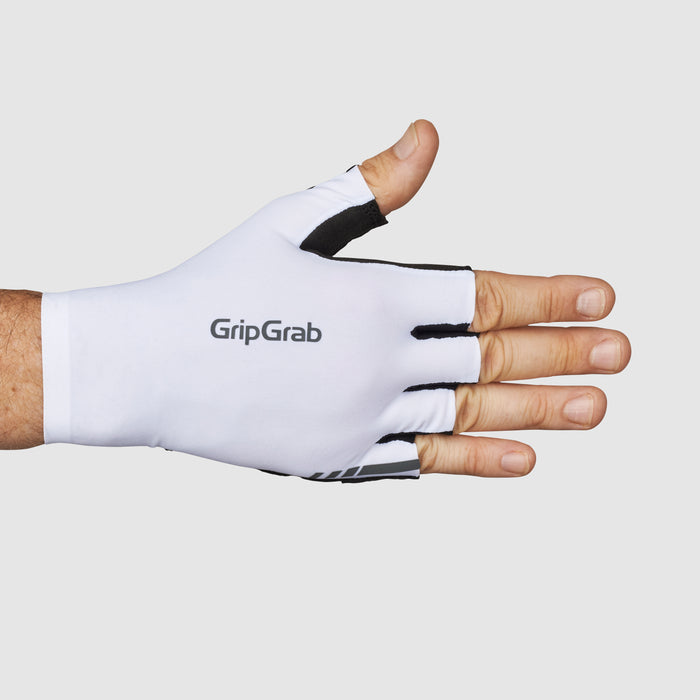 Gripgrab Faststream Aero Short Finger Gloves White