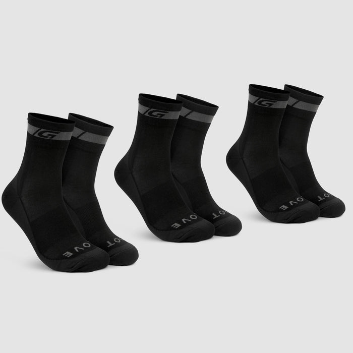 Gripgrab Merino Regular Cut Socks Black