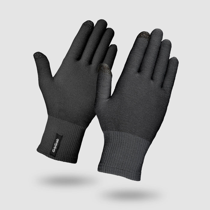gripgrab Merino Wool Liner Gloves Black