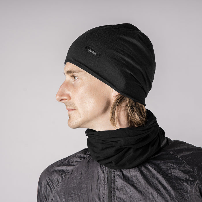 Gripgrab Multifunctional Merino Neck Warmer Black