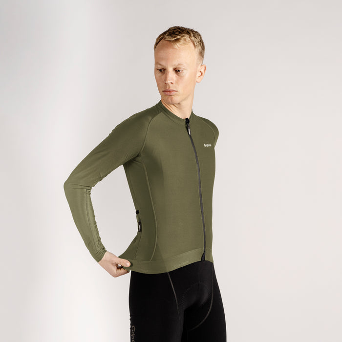 gripgrab PACR Long Sleeve Jersey Navy Blue