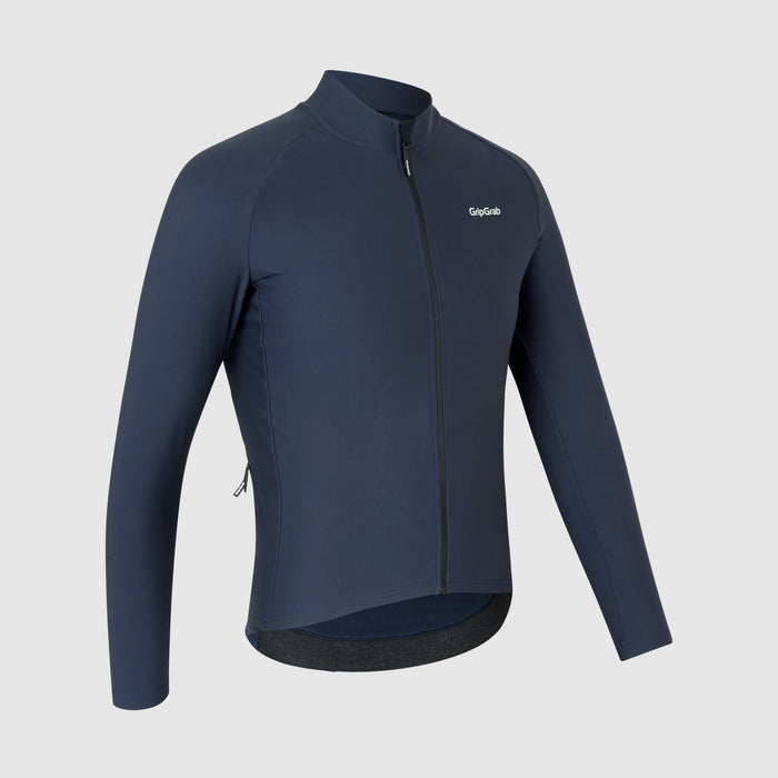 gripgrab PACR Thermal Long Sleeve Jersey Navy Blue