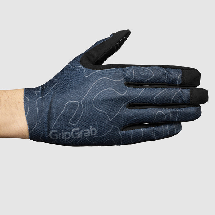 Gripgrab Rebel Full Finger Summer Gloves Navy Blue