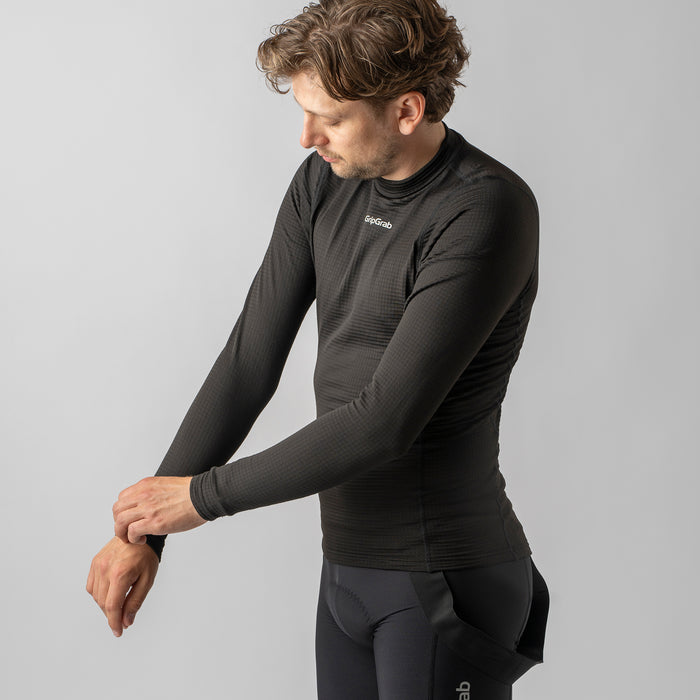 Gripgrab RIDE Winter Long Sleeve Base Layer Black