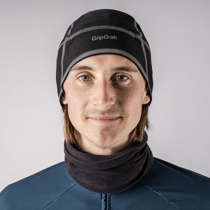 Gripgrab Thermo Spring-Autumn Skull Cap Black