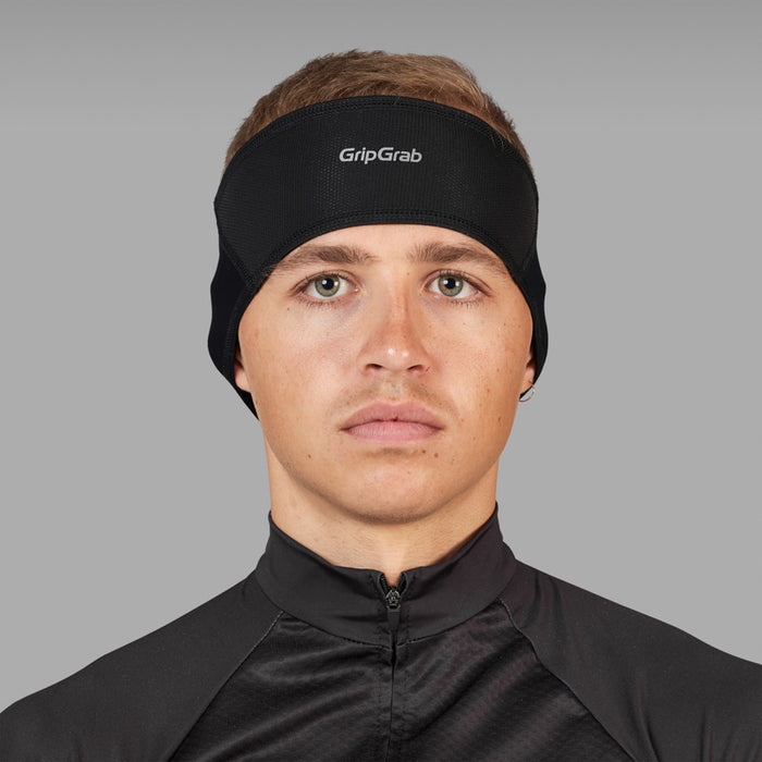 Gripgrab Thermo Windproof Winter Headband Black