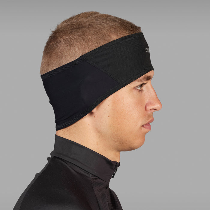 Gripgrab Thermo Windproof Winter Headband Black