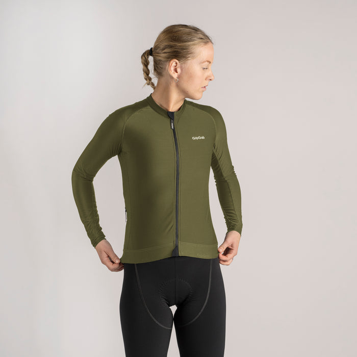 Gripgrab Women's PACR Long Sleeve Jersey Navy Blue