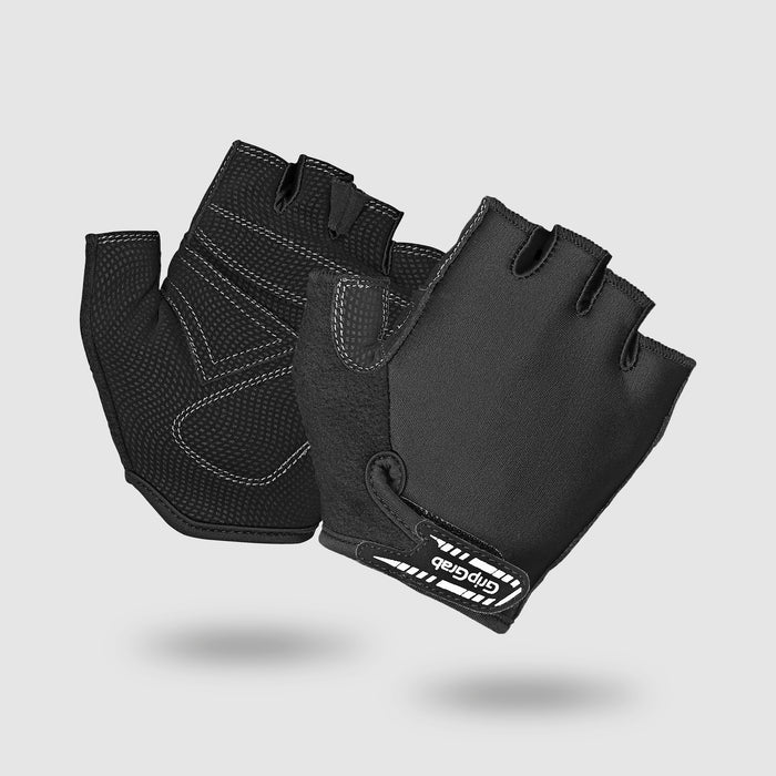 gripgrab Kids' X-Trainer Short Finger Summer Gloves Black