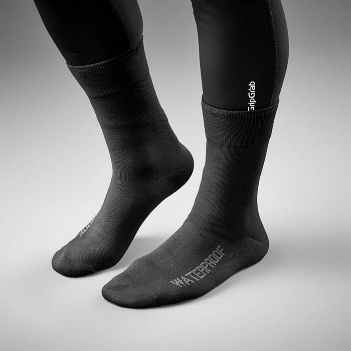Gripgrab Lightweight Waterproof Spring-Autumn Socks Black