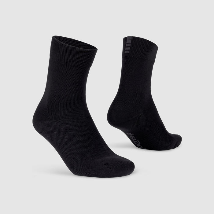 gripgrab Lightweight Waterproof Spring-Autumn Socks Black