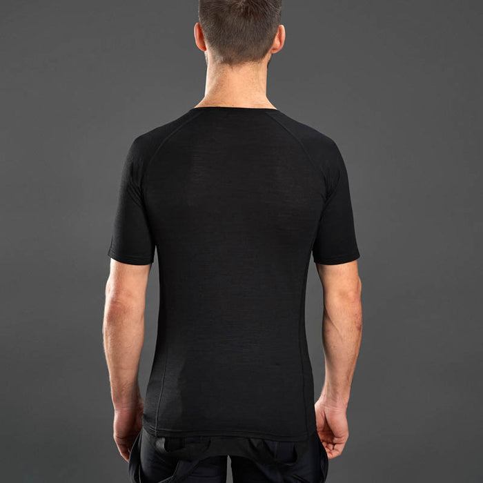 Gripgrab Merino Blend Thermal Short Sleeve Base Layer Black