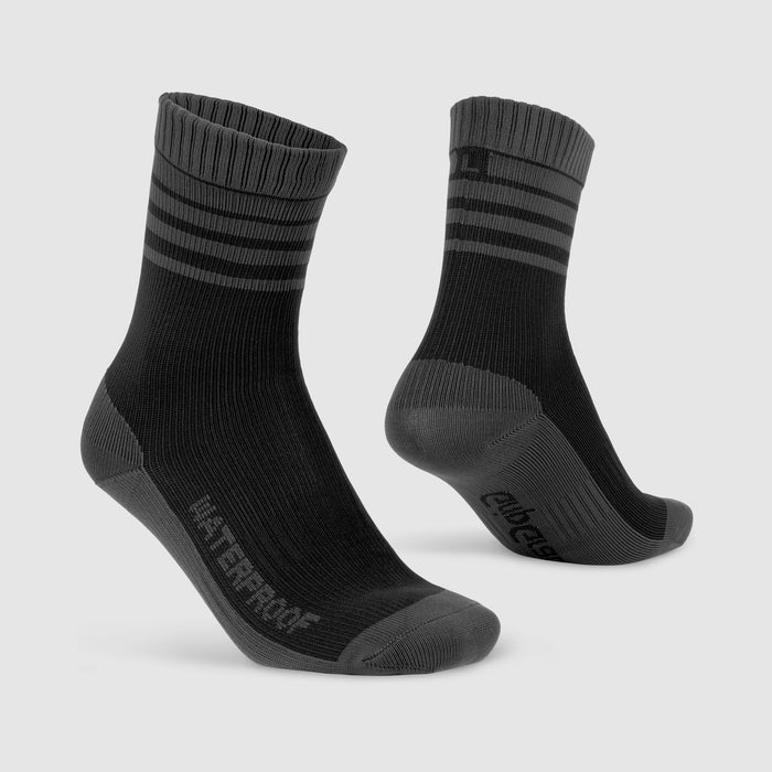 gripgrab Merino-Lined Waterproof Winter Socks Black