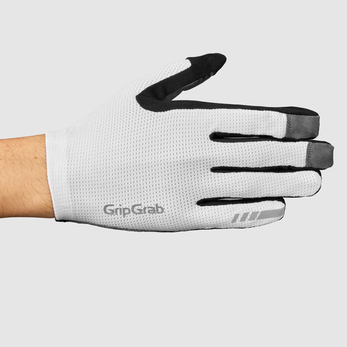 Gripgrab PACR InsideGrip™ Full Finger Summer Gloves White