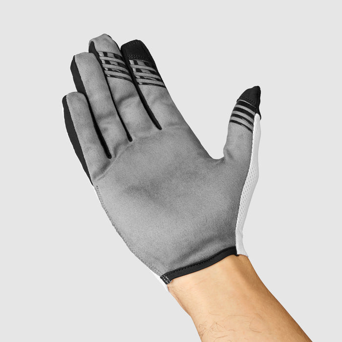 Gripgrab PACR InsideGrip™ Full Finger Summer Gloves White