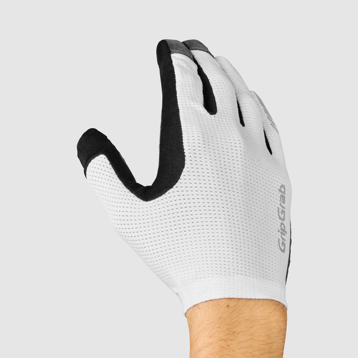 Gripgrab PACR InsideGrip™ Full Finger Summer Gloves White