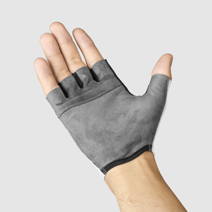 Gripgrab PACR InsideGrip™ Short Finger Summer Gloves White