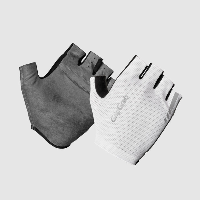 gripgrab PACR InsideGrip™ Short Finger Summer Gloves White