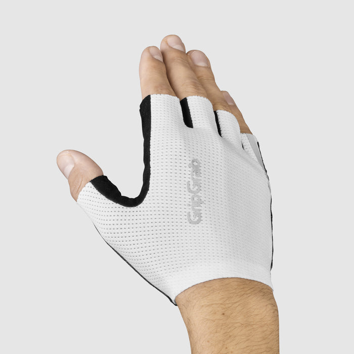Gripgrab PACR InsideGrip™ Short Finger Summer Gloves White