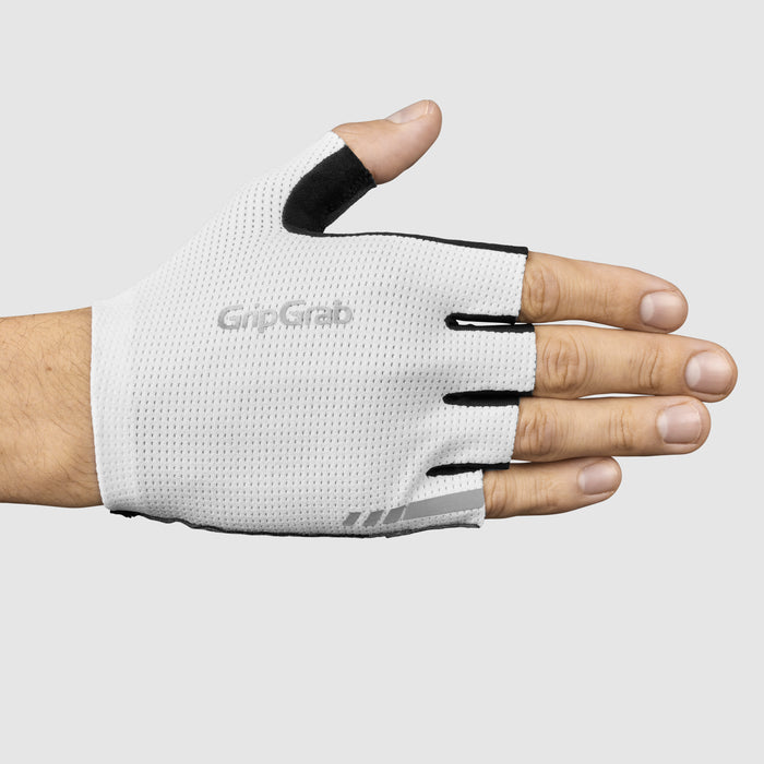 Gripgrab PACR InsideGrip™ Short Finger Summer Gloves White
