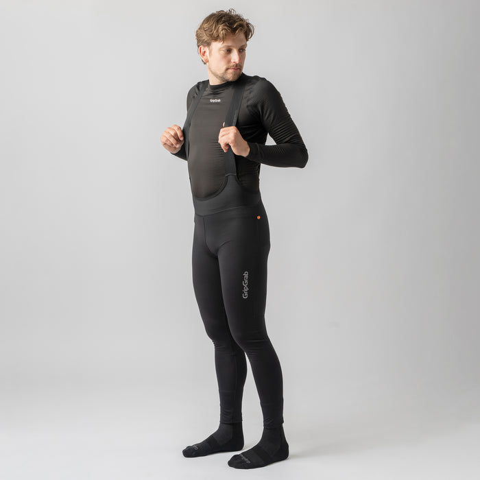 Gripgrab PACR Water-Resistant Bib Tights No Pad Black