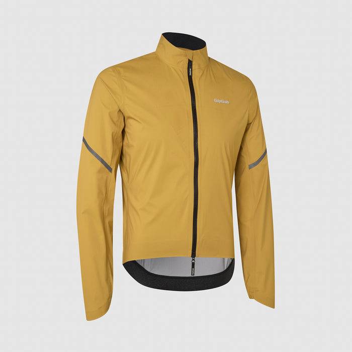 gripgrab PACR Waterproof Lightweight Jacket Mustard Yellow