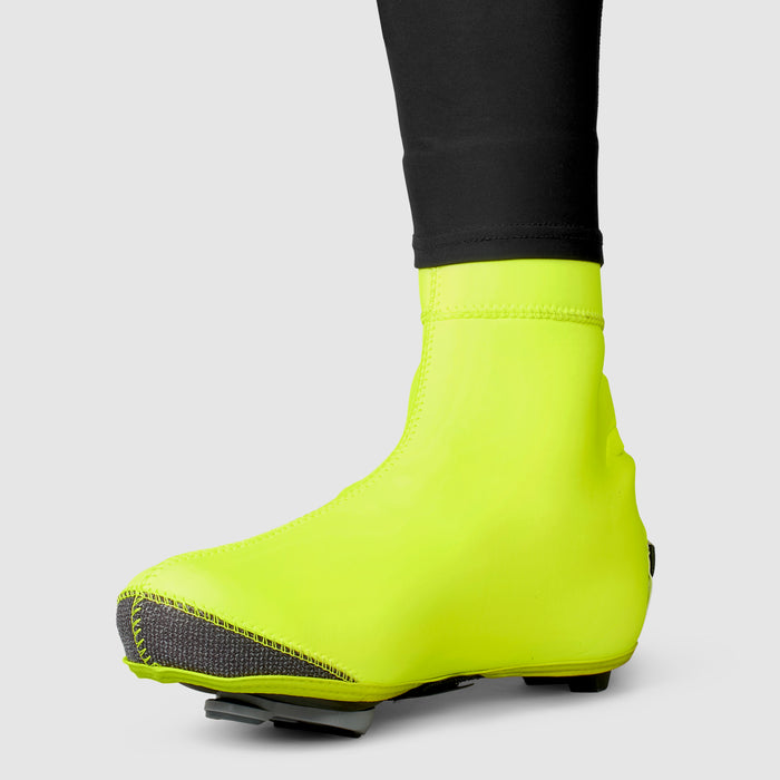 Gripgrab RaceThermo Waterproof Winter Road Shoe Covers Yellow Hi-Vis