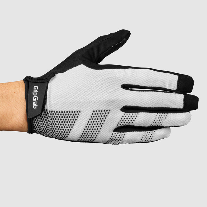 Gripgrab RIDE Lite Padded Full Finger Summer Gloves Navy Blue