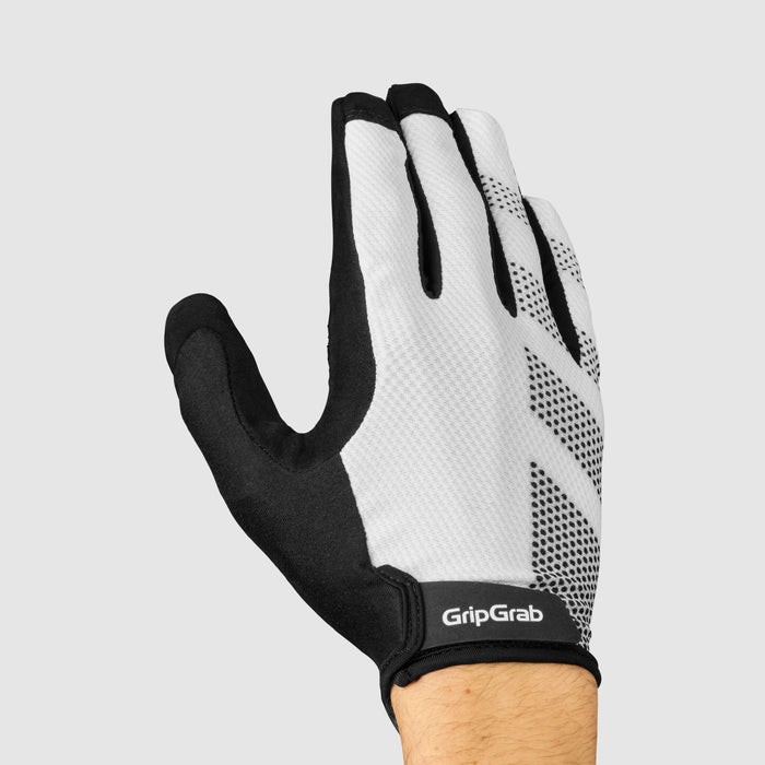 Gripgrab RIDE Lite Padded Full Finger Summer Gloves Navy Blue
