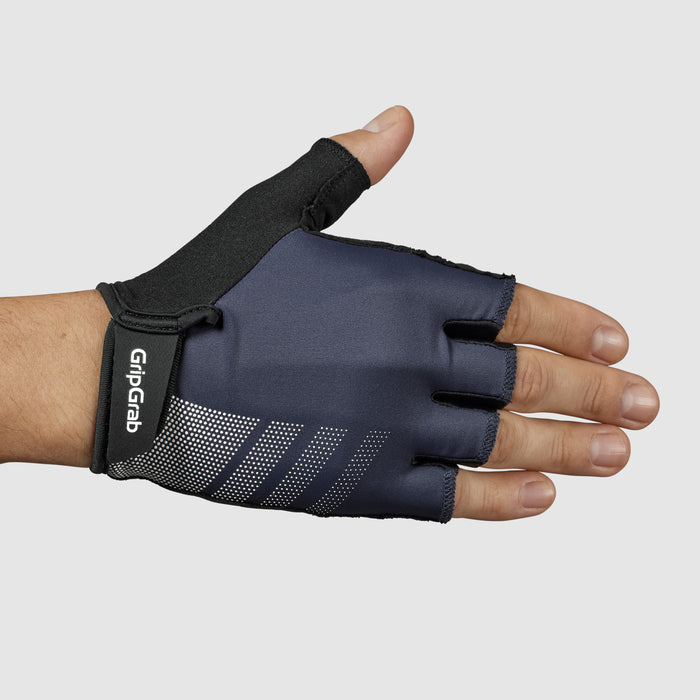 Gripgrab RIDE Lite Padded Short Finger Summer Gloves Navy Blue