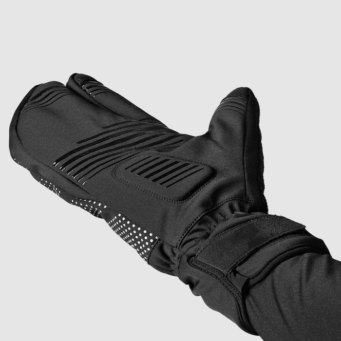 Gripgrab RIDE Windproof Deep Winter Lobster Gloves Black