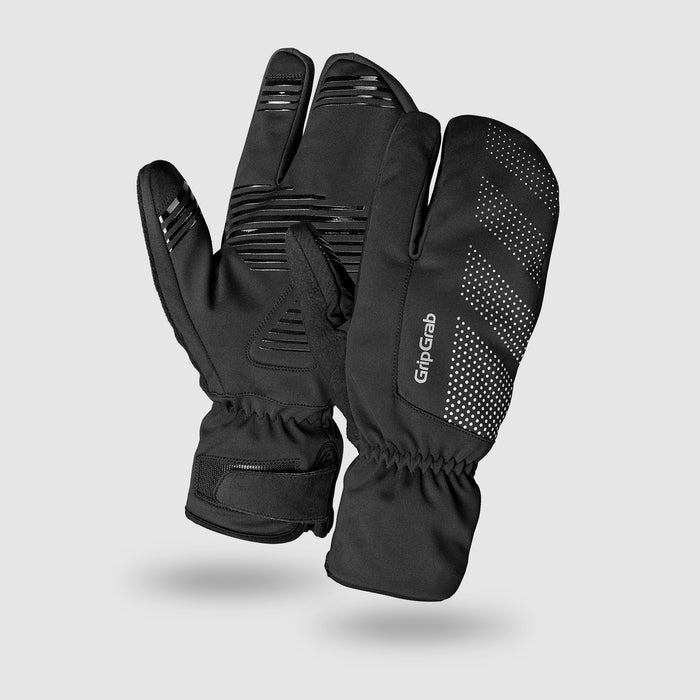 gripgrab RIDE Windproof Deep Winter Lobster Gloves Black