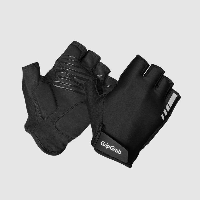 gripgrab W's RIDE Padded Short Finger Summer Gloves Yellow Hi-Vis